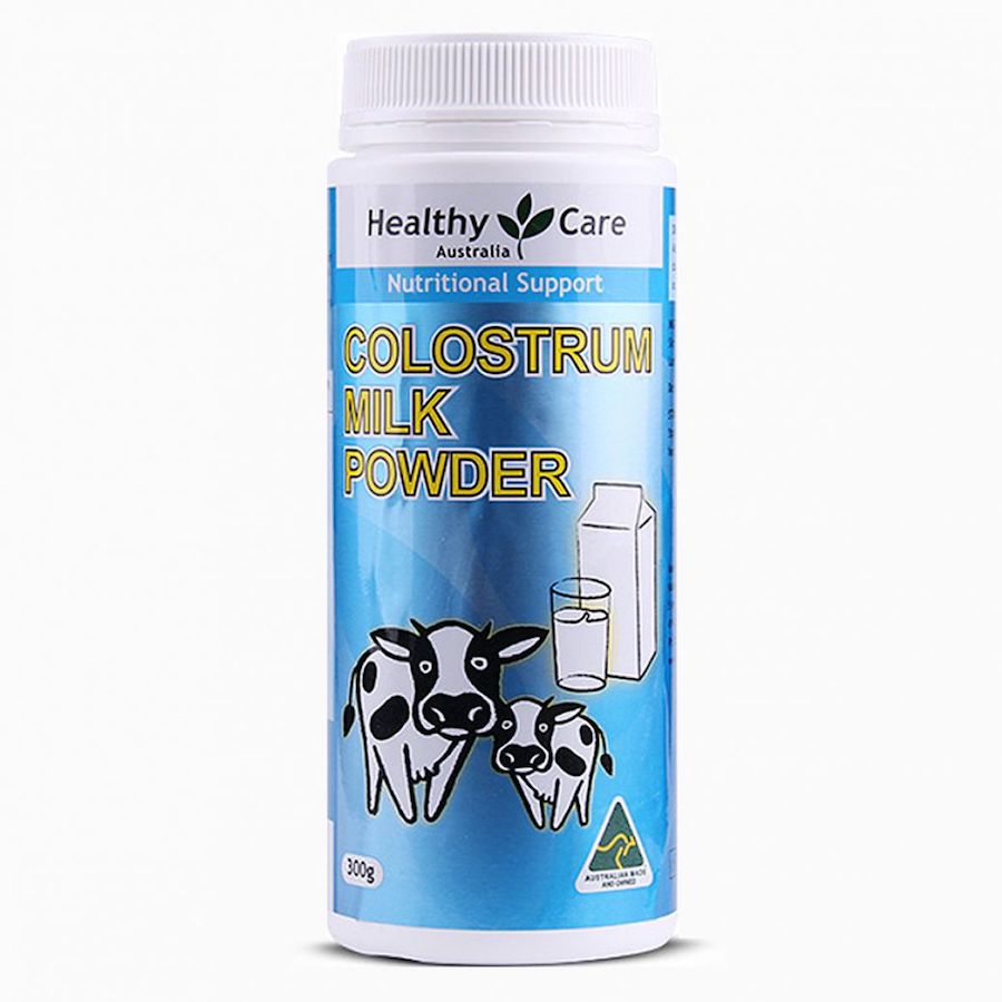 Sữa non Healthy Care Colostrum Milk Powder 300g (Úc) hỗ trợ hệ miễn dịch cho trẻ em và người lớn