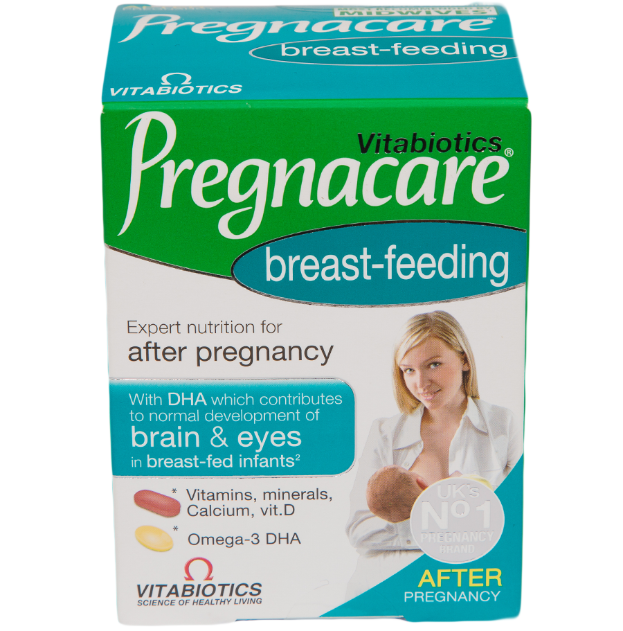 Vitamin bú Uk Pregnacare Breast-feeding bổ sung đầy đủ chất dinh dưỡng cho sữa mẹ