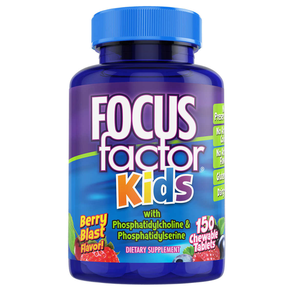 Viên uống hỗ trợ trí não, tăng tập trung Focus Factor kids cho bé 150 viên