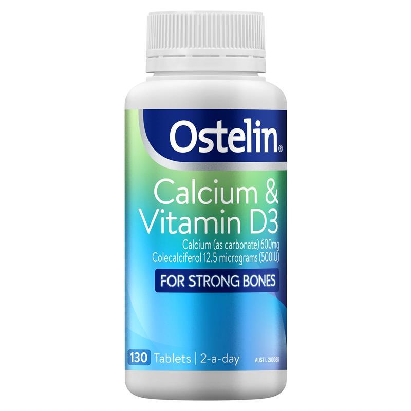 Viên uống bổ sung Ostelin Calcium & Vitamin D3 hỗ trợ hệ xương chắc khỏe